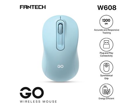 Mis Wireless Fantech W608 GO plavi.