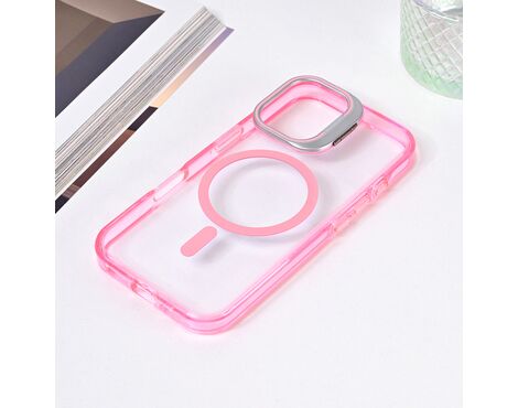 Futrola Magsafe Transparent - iPhone 16 6.1 pink.