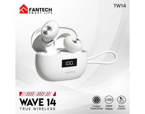 Bluetooth slusalice Fantech Wave 14 bele.