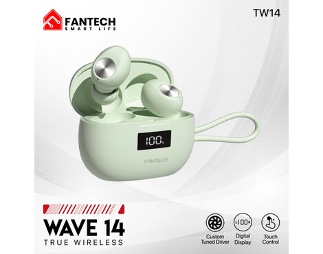 Bluetooth slusalice Fantech Wave 14 zelene.