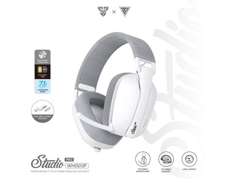 Bluetooth slusalice Fantech WHG03 PRO Studio Pro bele.