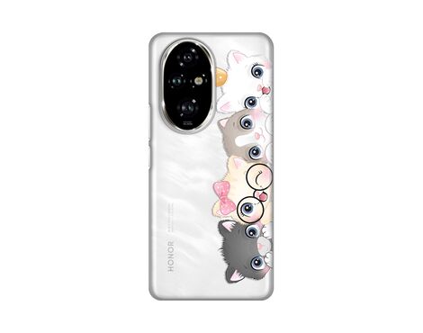 Silikonska futrola PRINT Skin - Huawei Honor 200 Pro Cats.