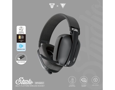 Bluetooth slusalice Fantech WHG03 Studio crne.