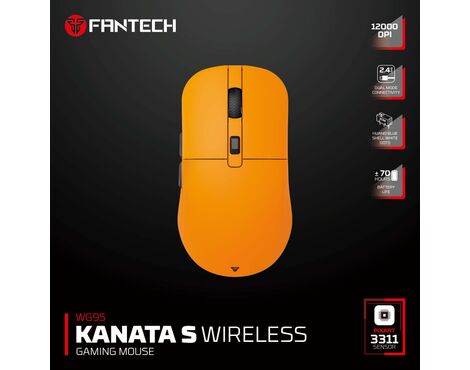 Mis Wireless Gaming Fantech WG9S Kanata S zuti.