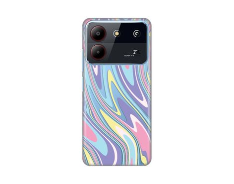 Silikonska futrola PRINT Skin - ZTE Blade A54 Liquid Dream.