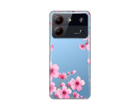 Silikonska futrola PRINT Skin - ZTE Blade A54 Rose Flowers.