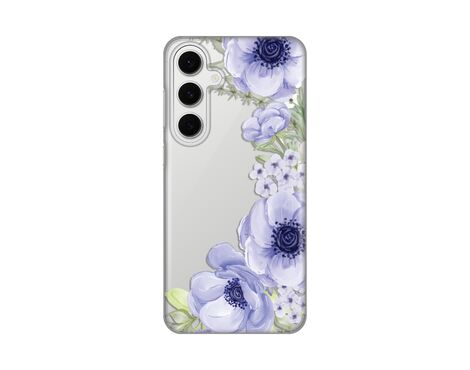 Silikonska futrola PRINT Skin - Samsung S721B Galaxy S24 Fe Blue Roses.