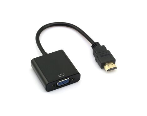 Adapter HDMI na VGA+audio kabl crni (MS).