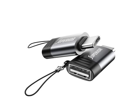 Adapter OTG Superior SU-A100 Type C USB sivi (MS).