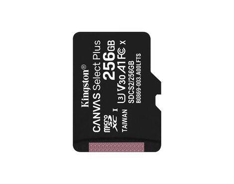 Memorijska kartica Kingston select plus Micro SD 256 GB Class 10 UHS U1 100MB/s (MS).