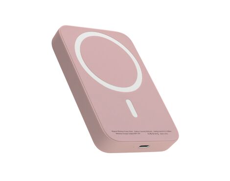 Univerzalna Back Up Baterija MagSafe 5000 mAh roze (MS).