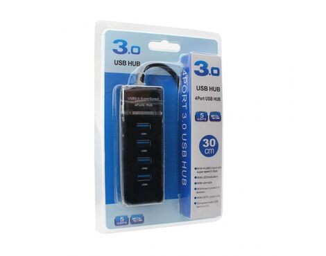 USB 3.0 HUB 4 porta JWD-U36 crni.