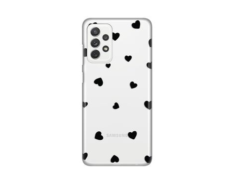 Silikonska futrola PRINT Skin - Samsung A73 5G Hearts.