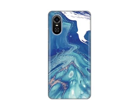 Silikonska futrola PRINT - ZTE Blade A31 Plus Blue Marble.