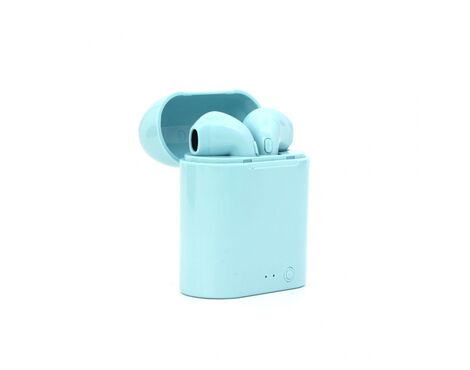 Bluetooth slusalice Airpods i7 mini svetlo plava HQ.