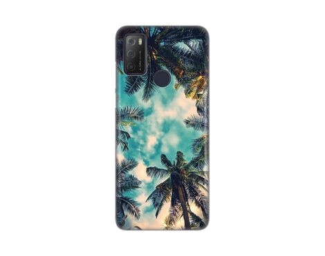 Silikonska futrola PRINT Skin - Alcatel 1S (2021)/3L (2021)/A1 Alpha 21 Palm tree.