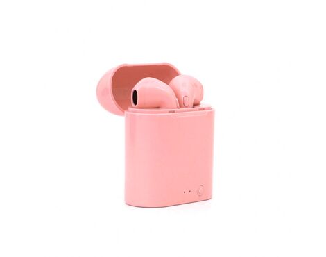 Bluetooth slusalice Airpods i7 mini roze HQ.