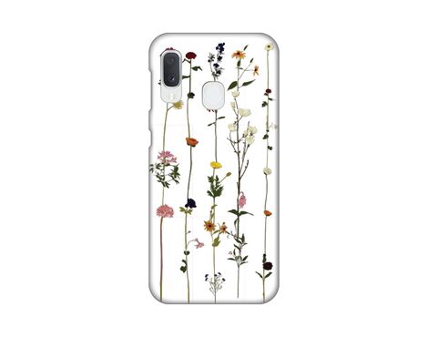 Silikonska futrola PRINT Skin - Samsung A202 Galaxy A20E Flower.