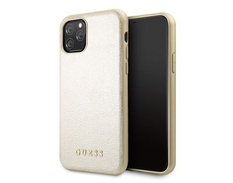 Futrola Guess Hc PC Iridescent Leather - iPhone 11 Pro zlatna (GUHCN58IGLGO).