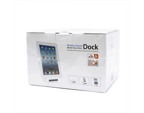 Wireless router and Multifunction Dock station for Apple.