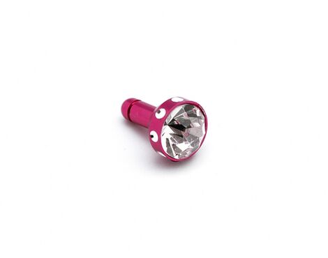 Kapica Handsfree slušalica 3,5 mm charm velika pink.