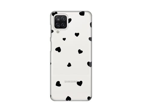 Silikonska futrola PRINT Skin - Samsung A125F Galaxy A12 Hearts.