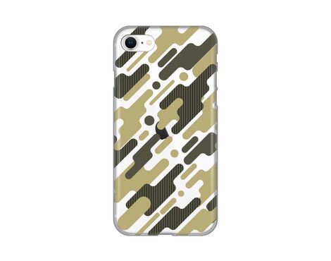 Silikonska futrola PRINT Skin - iPhone 7/8/SE (2020)/SE (2022) Army Pattern.