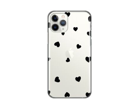 Silikonska futrola PRINT Skin - iPhone 11 Pro Hearts.