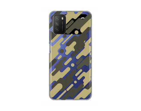 Silikonska futrola PRINT Skin - Xiaomi Poco M3 Army Pattern.