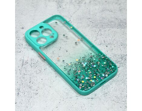 Futrola Frame Glitter - iPhone 13 Pro mint.