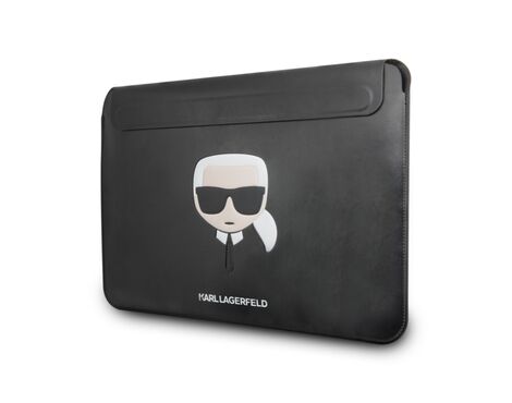 Torba - laptop Karl Lagerfeld Sleeve Ikonik 16" crna (KLCS16KHBK).