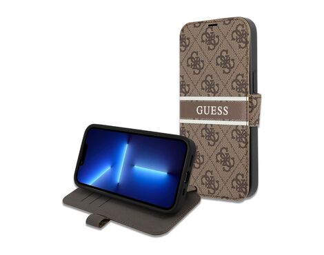 Futrola Guess Stripe Bk Pu - iPhone 13 Pro braon (GUBKP13L4GDBR).