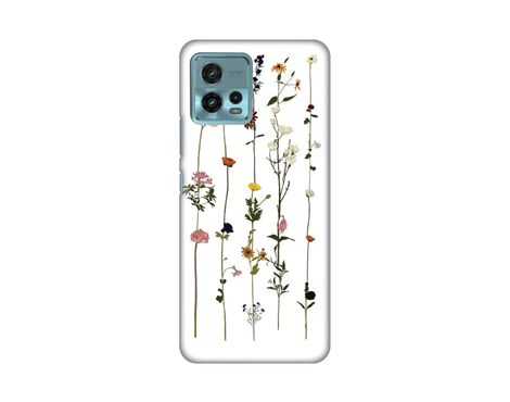 Silikonska futrola PRINT Skin - Motorola Moto G72 Flower.