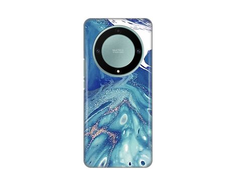 Silikonska futrola PRINT - Huawei Honor Magic 5 Lite Blue Marble.