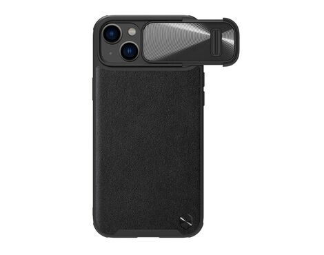 Futrola Nillkin Cam Shield Leather S - iPhone 14 crna (MS).