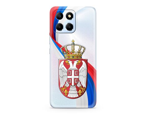 Silikonska futrola ultra tanka (skin) PRINT CLEAR - Huawei Honor X6 SRB12 (MS).