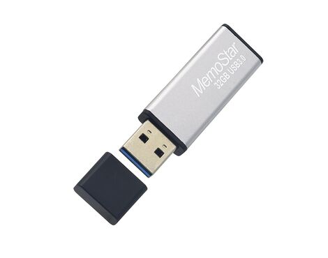 USB Flash memorija MemoStar 32GB SLIM 3.0 srebrna (MS).