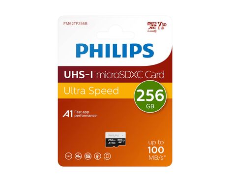 Memorijska kartica PHILIPS Micro SD 256GB V30 ULTRA SPEED (FM62TF256B/93) (MS).