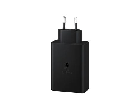 Samsung kucni punjac 65W 2xUSB + Type C EP-T6530-NBE crni FULL ORG (MS).