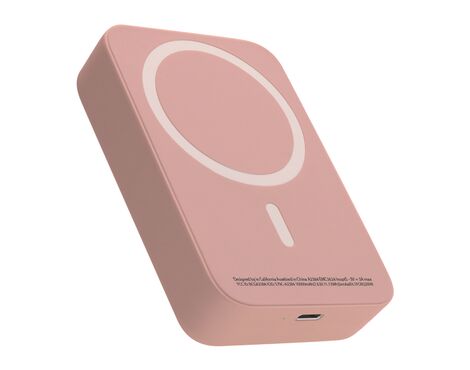 Univerzalna Back Up Baterija MagSafe 15W 10000 mAh roze (MS).