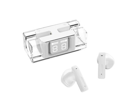 Slusalice Bluetooth Airpods E90 bele (MS).