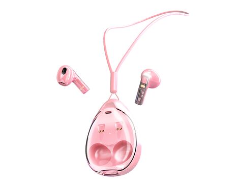 Slusalice Bluetooth Airpods Moxom MX-TW29 pink (MS).