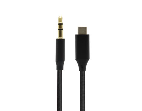 Audio Aux kabl X-008 type C na 3,5 mm crna (MS).