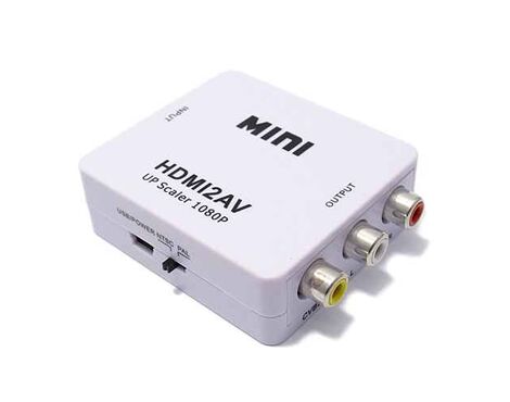 Adapter HDMI F na AV (MS).