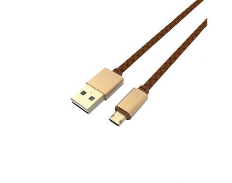 Data kabl LDNIO LS25 micro USB zlatni 1m.