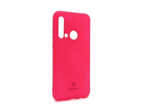 Silikonska futrola Teracell Giulietta - Huawei P20 Lite 2019 mat pink.