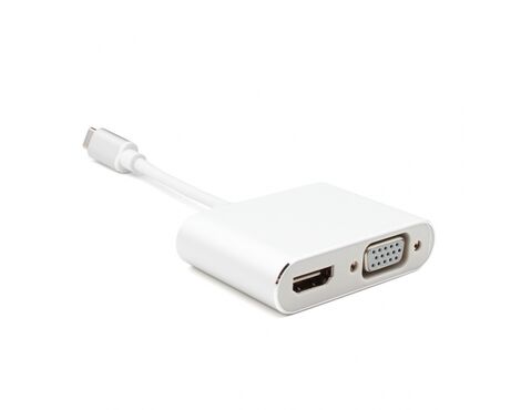 Adapter TYPE C na HDMI + VGA JWD-T6.