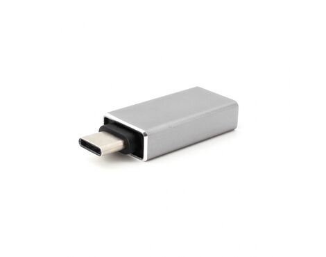 Adapter USB 3.0 Z na TYPE C M JWD-AD76 sivi.