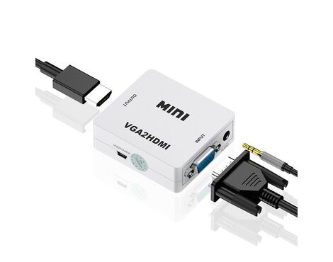 Adapter Box VGA na HDMI JWD-H2.