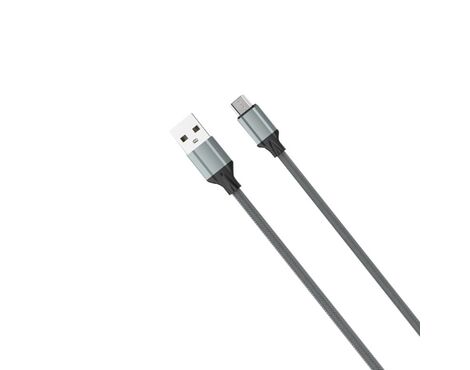 Data kabl LDNIO LS441 micro USB sivi 1m.